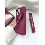 Бордовий чохол Rhode Lip Case Raspberry Jelly на айфон 15